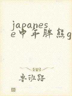 japanese中年胖熊gay