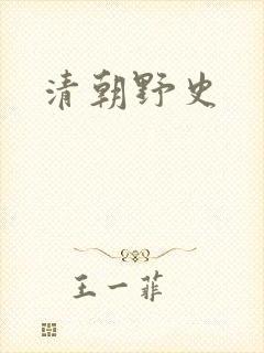 清朝野史