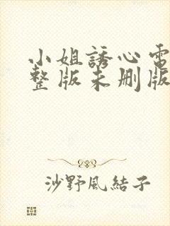 小姐诱心电影完整版未删版在线观看封面