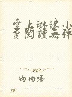 云上琳琅小说免费阅读无弹窗