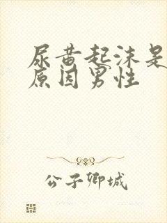 尿黄起沫是什么原因男性