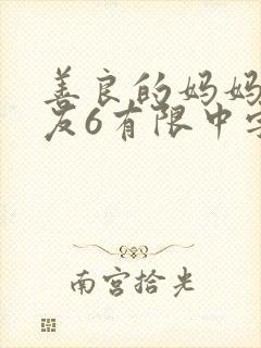 善良的妈妈的朋友6有限中字