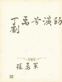 丁禹兮演的电视剧