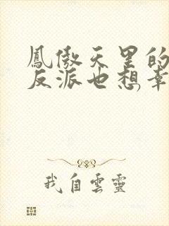 凤傲天里的黄毛反派也想幸福沐恩