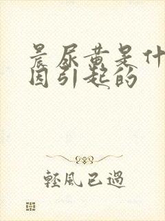 晨尿黄是什么原因引起的