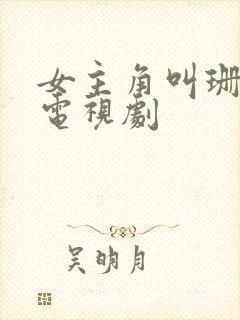 女主角叫珊珊的电视剧