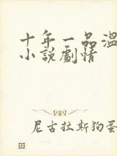 十年一品温如言小说剧情