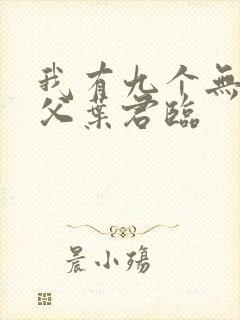我有九个无敌师父叶君临封面