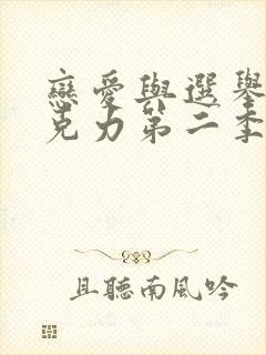 恋爱与选举与巧克力第二季