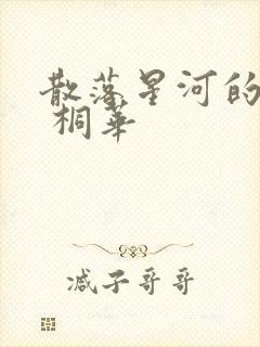 散落星河的记忆 桐华