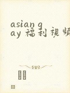 asian gay 福利视频