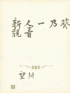 新人一乃葵在线观看封面