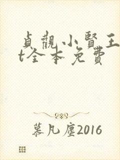 贞观小贤王txt全本免费封面