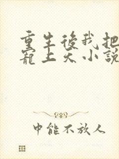 重生后我把夫君宠上天小说