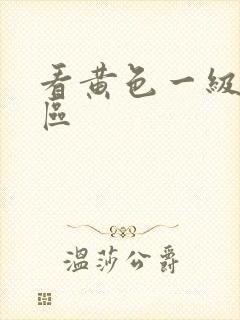 看黄色一级片一区