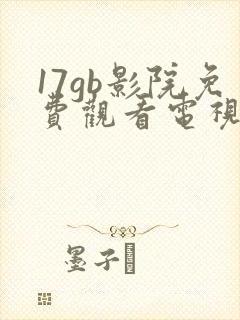 17gb影院免费观看电视剧网站