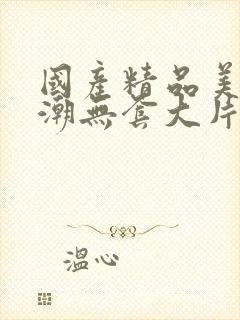 国产精品美女高潮无套大片封面