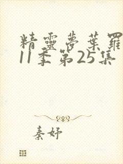 精灵梦叶罗丽第11季第25集