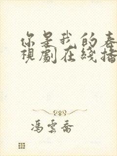 你是我的春天电视剧在线播放