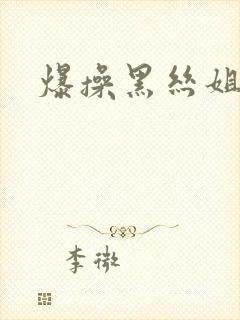 爆操黑丝姐姐