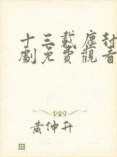 十三载尘封电视剧免费观看