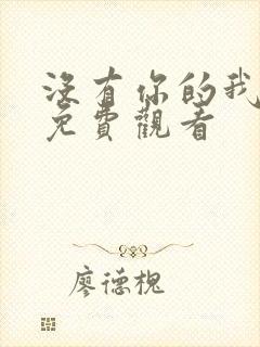 没有你的我泰剧免费观看