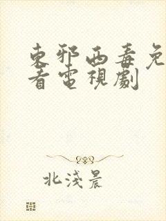 东邪西毒免费观看电视剧