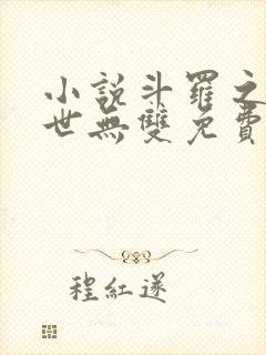 小说斗罗之我举世无双免费阅读封面