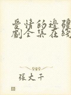 爱情的边疆电视剧全集在线免费观看封面