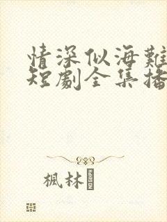 情深似海难回首短剧全集播放