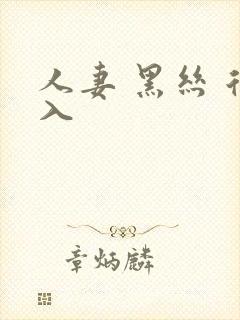 人妻 黑丝 后入