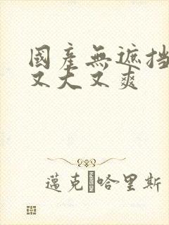 国产无遮挡又黄又大又爽