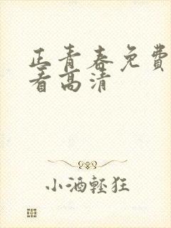 正青春免费全集看高清