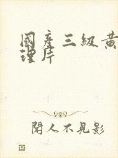 国产三级黄色伦理片