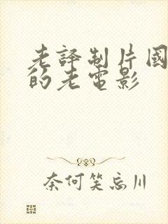 老译制片国语版的老电影