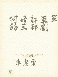 何晴许亚军最火的三部剧