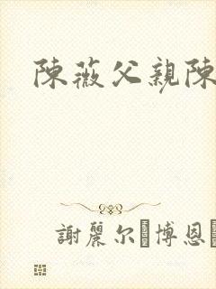 陈薇父亲陈李坤封面