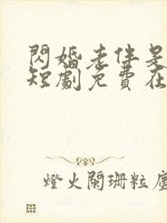 闪婚老伴是豪门短剧免费在线观看