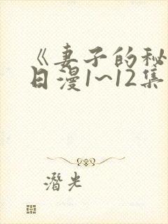 《妻子的秘密》日漫1~12集观看免费封面