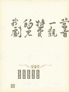 我的特一营电视剧免费观看