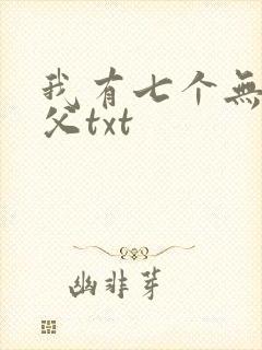 我有七个无敌师父txt封面