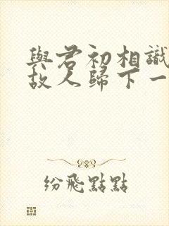 与君初相识恰似故人归下一句