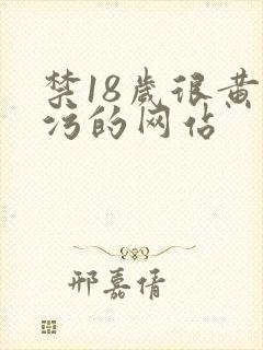 禁18岁很黄很污的网站