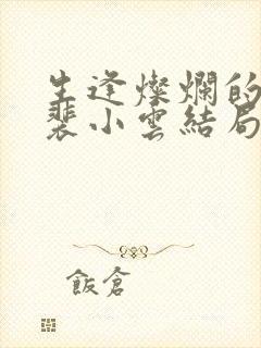 生逢灿烂的日子裴小云结局是什么