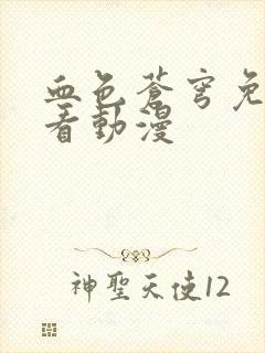 血色苍穹免费观看动漫封面