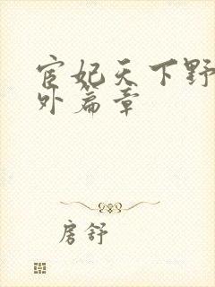 宦妃天下野泉额外篇章