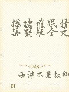 总攻催眠情欲收集系统全文阅读