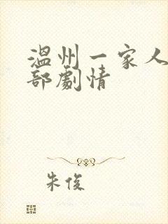 温州一家人第二部剧情封面