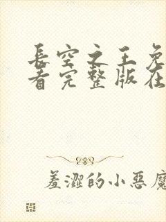 长空之王免费观看完整版在线高清