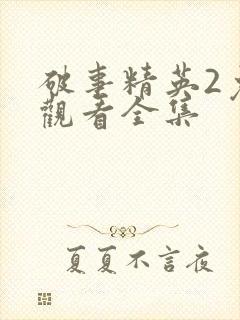 破事精英2免费观看全集封面